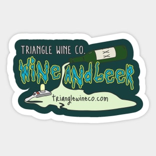 Triangle Wine Co. Wine & Beer - Dimension Sticker